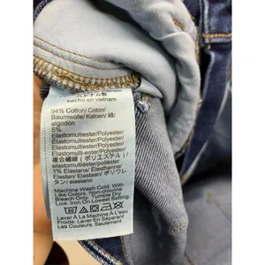 J.Crew High-Rise Trouser Jean Women 25 Blue‎ Wide Leg Dark Wash Stretch thumbnail 7