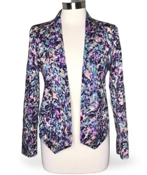 ✨Retro Y2K Watercolor Blazer✨Size M thumbnail 2