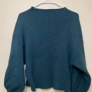 Line & Dot Women’s‎ Deep Teal Cowl Neck Sweater Size S thumbnail 4
