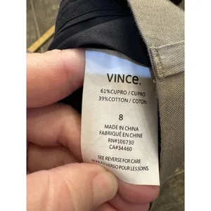 Vince Cupro-Cotton Blend Tapered Trouser Joggers Mushroom Tan Size 8 thumbnail 9