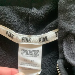 Victoria's Secret Pink Black Zip Up Hoodie thumbnail 2