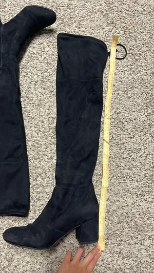 Black over the knee boots thumbnail 6