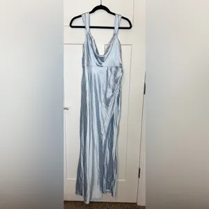 Runaway the Label Blue Havanna Cowl Neck Dress thumbnail 3