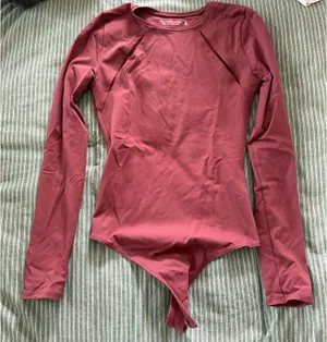 Abercrombie Rust Red Bodysuit XS thumbnail 1