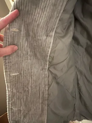Vintage Blue Asphalt Corduroy Jacket Gray thumbnail 6