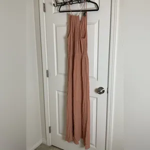 Forever 21 woman’s tan Maxi Dress Size small thumbnail 3