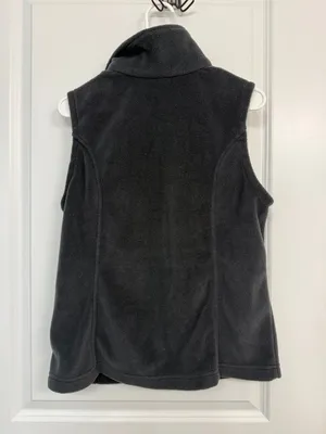 Columbia Black Full Zip Fleece Vest Women’s M thumbnail 7