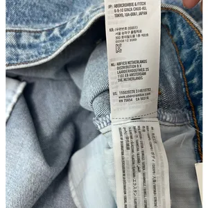 abercrombie & fitch Curve Love Ultra High Rise 90s Straight Jean 37/ 24 short thumbnail 7