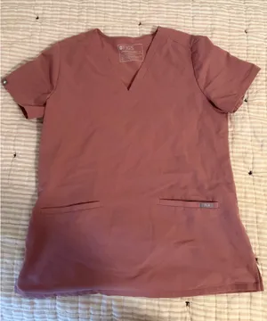 Figs Mauve Casma 2 Pocket Top thumbnail 1