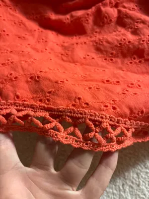 Cider Eyelet Bandana Top Orange thumbnail 4