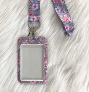 Floral lanyard with Id/ card holder Multi thumbnail 4