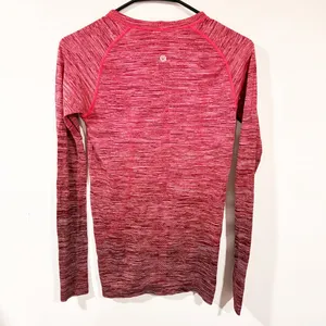 Lululemon Swiftly Tech Long Sleeve Shirt Red Athletic Size 6 thumbnail 4