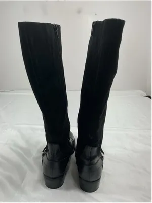 Womans Excellent Lauren Ralph Lauren Mila Riding Boots Size 8.5 B Black thumbnail 4