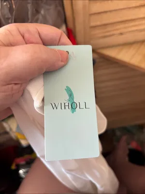 Wiholl White Long Sleeve Mesh-Yoke Ruched Shirt Small NWT thumbnail 6