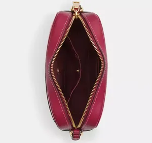 Coach Mini Jamie Camera Bag With Cherry Print Flower Pink CR173 thumbnail 3