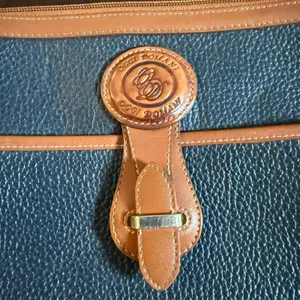 Oggi Domani Crossbody Bag Women Medium Black Brown Leather Pebbled Vintage Purse thumbnail 5