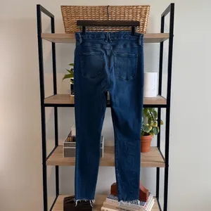 Good American "Good Waist” High Rise GWRH941T Raw Hem Skinny Jeans, 14/ 32 thumbnail 4