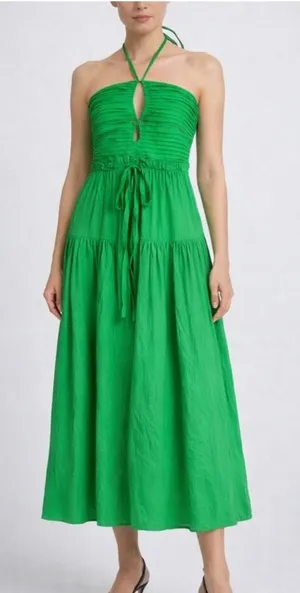Jason Wu pleated halter dress  thumbnail 1