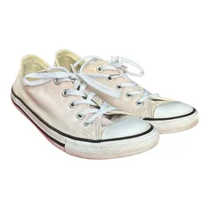 Converse Chuck‎ Taylor All Star Low Top Sneakers Pink Canvas Womens 7 EU 38 thumbnail 2