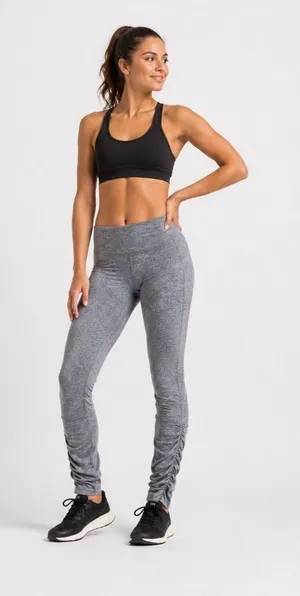Lululemon Run: Turn Around Tight Leggings High Rise Gray Size S thumbnail 1