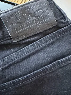 Ralph Lauren women jeans black size 8 5 pocket modern slim thumbnail 4