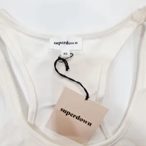 Superdown Madison Rhinestone Tank in White XS thumbnail 5