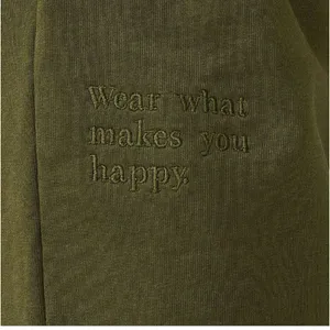 NWT Terez New Yorker Hunter Green Wear what makes you happy Sweatpants Size M thumbnail 5