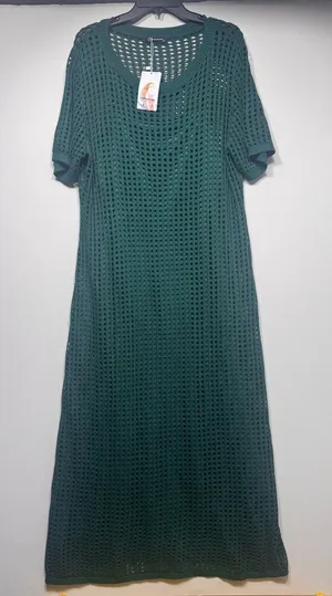 PRETTYGARDEN Eyelet Cover Up Dress Summer Vacation Resort Maxi Dress size XXL nw thumbnail 1