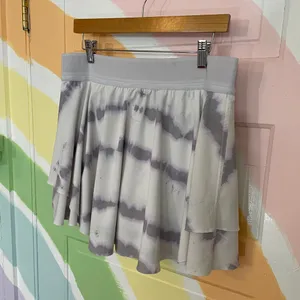 Lululemon Court Rival High Rise Skort Purple Tie Dye Skirt w Shorts Sz 12 🧡🎀 thumbnail 8