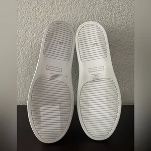 NWOT $250 Tory Burch Deep Navy Lennon Slip On Laser Cut Out Leather Sneakers 8.5 thumbnail 8
