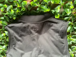 Cutter and Buck Black Iowa State polo tank size small thumbnail 6