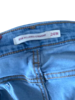 LEVIS 414 Relaxed Straight Jeans Size 24W thumbnail 6