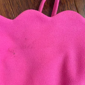 Bright pink body con dress thumbnail 2