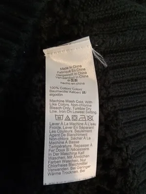 J Crew Pointelle Crewneck Sweater Black Knit Pull Over Boho Fall Womens M thumbnail 7