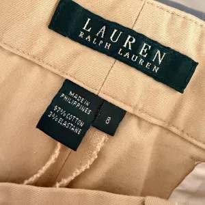 LAUREN RALPH LAUREN Chino Beige Workwear Mid Rise Straight Trousers Sz 8 thumbnail 5