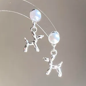 Handmade cute retro y2k ballon dog earrings 🐶🎈 thumbnail 1