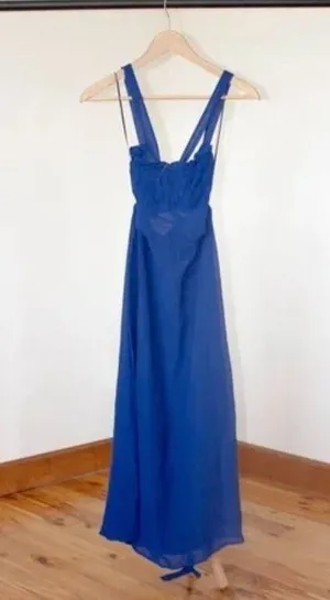 1HR SALE ⚡Reformation Callan Dress (Caspian) thumbnail 3