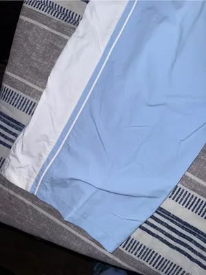 No Boundaries Light Blue & White womens Track Pants thumbnail 3