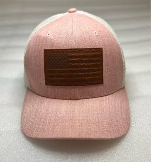 Columbia PFG unisex adult cap leather flag patch thumbnail 1