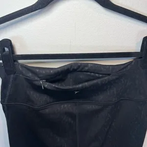 Old Navy Active Go-Dry Athletic Bike Shorts Black Cheetah Print Pocket Tie Large thumbnail 6