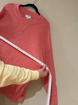Aerie Pink Knit Oversized Sweater thumbnail 5
