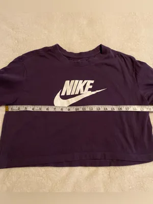 Purple Nike Crop Top thumbnail 3