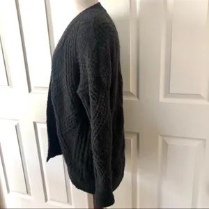 Anthropologie Moth wool blend grey cardigan sweater XS thumbnail 2