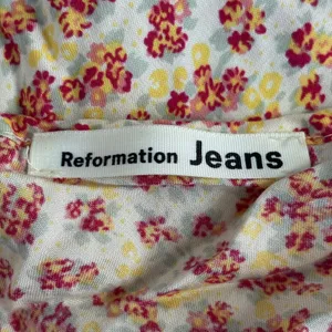 Reformation Rebekah Yellow Floral Mini Dress Sz M Feminine Summer Cute‎ thumbnail 6