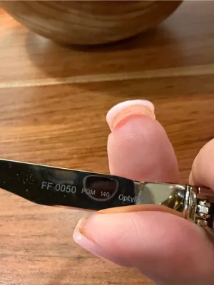 Fendi Designer Eyeglasses Frames FF0050 Needs lenses EUC Quiet Luxury thumbnail 7