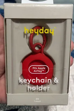 NIB! Heyday AirTag Silicone Keychain Red thumbnail 1