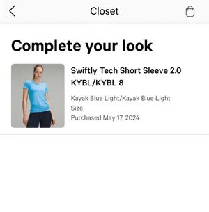 Lululemon Swiftly Tech Short Sleeve Shirt Kayak Blue thumbnail 6