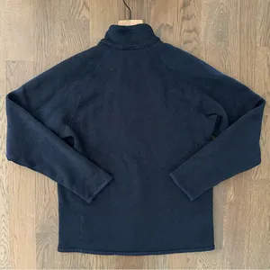 Patagonia Women's Quarter Zip Pullover Better Sweater in New Navy Blue Medium thumbnail 8