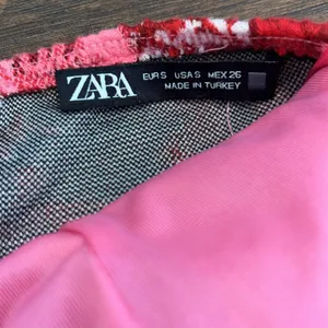 Women’s Zara Pink Blogger Favorite Jeweled Jacquard Valentines Day Mini Dress thumbnail 6