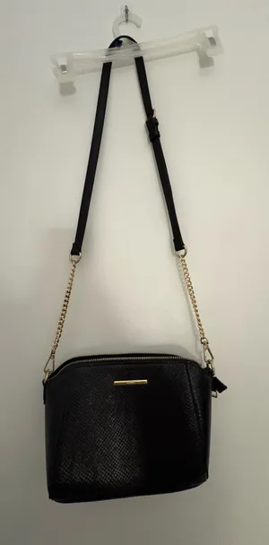 ALDO Black Crossbody Bag with Gold Accents thumbnail 1